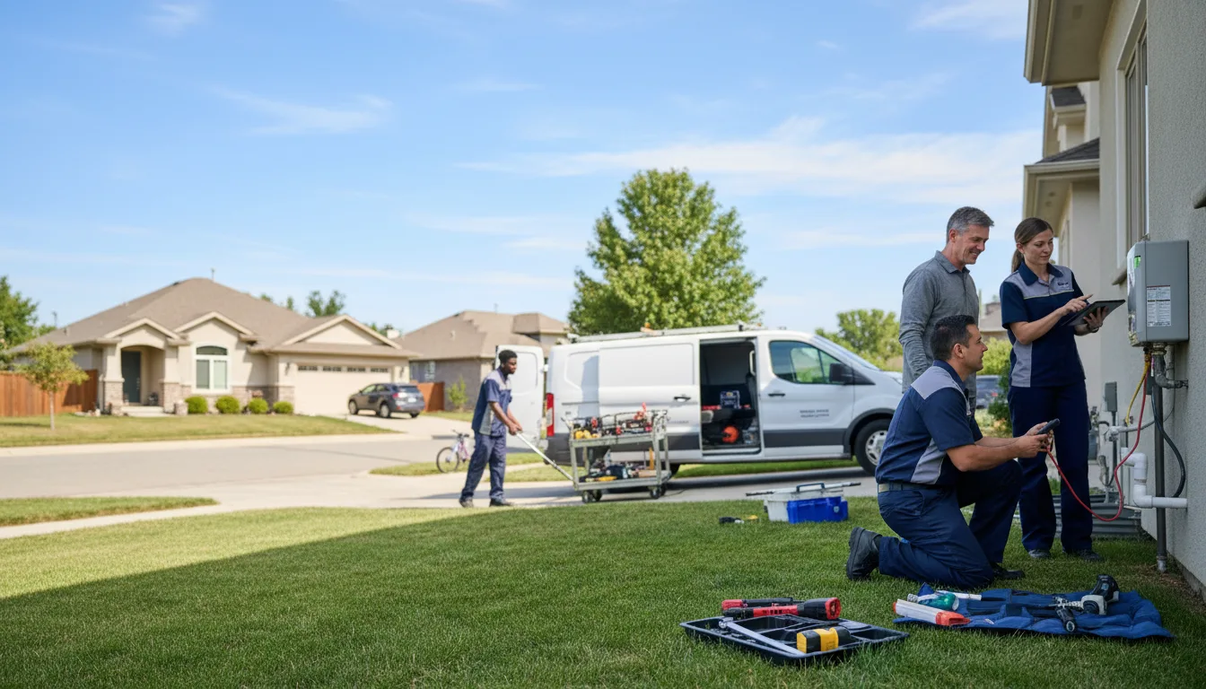 Tankless water heater service in Dawson, TX